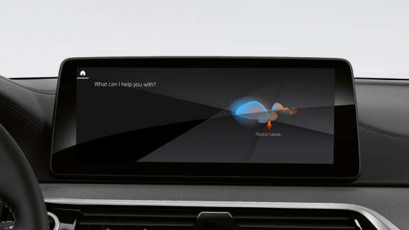 BMW Intelligent Personal Assistant de la BMW Série 5 Berline G30 BMW Intelligent Personal Assistant de la BMW Série 5 Berline G30 restylage 2020, habitacle et intérieur