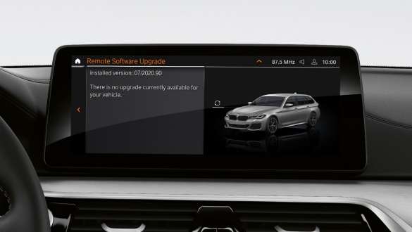 Remote Software Upgrade de la BMW Série 5 Touring G31 Remote Software Upgrade de la BMW Série 5 Touring G31 restylage 2020, intérieur et habitacle