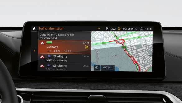 BMW Maps Connected Navigation de la BMW Série 6 Gran Turismo G32 2020 BMW Maps Connected Navigation de la BMW Série 6 Gran Turismo G32 2020, intérieur