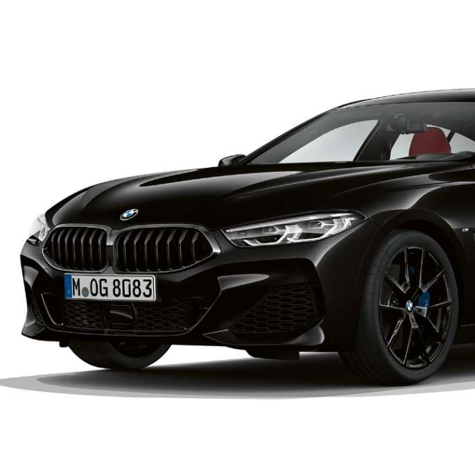 Kit M Sport, vue de trois quarts avant G16 BMW Série 8 Gran Coupé, Kit M Sport, vue de trois quarts avant G16
