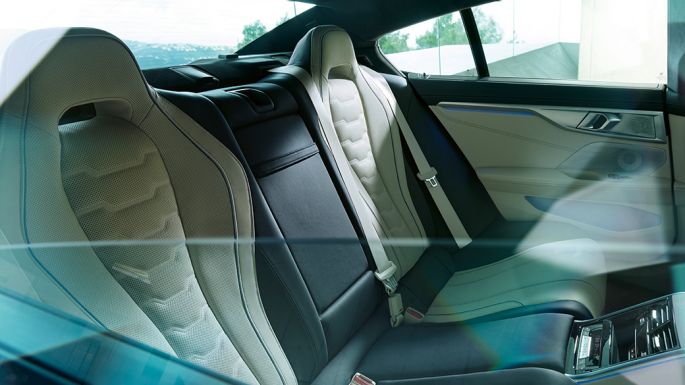 Design intérieur à l'arrière G16 BMW Série 8 Gran Coupé, design intérieur à l'arrière G16