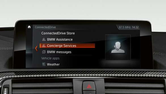 Concierge Service voitures M BMW Série 2 Coupé F87 Concierge Service voitures M BMW Série 2 Coupé F87 2018 vue de l'habitacle en gros plan