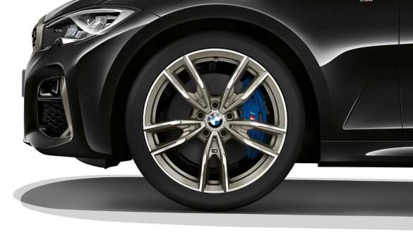 Jantes BMW M 19" en alliage léger, à doubles rayons 792 M, exécution bicolore G21 BMW M340i xDrive Touring, jantes BMW M 19" en alliage léger, à doubles rayons 792 M, exécution bicolore G21