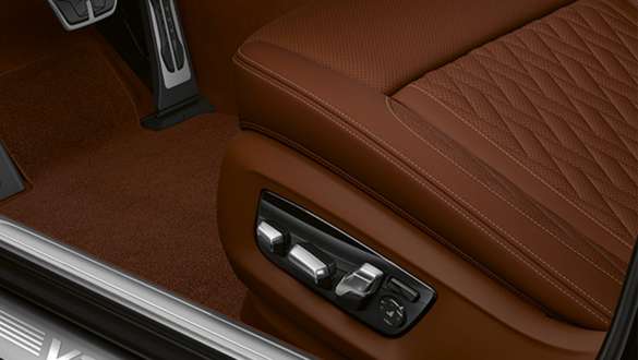 Sièges confort à l'avant avec réglage électrique et fonction-mémoire G11 BMW M760Li xDrive Berline, sièges confort avant à réglage électrique G11