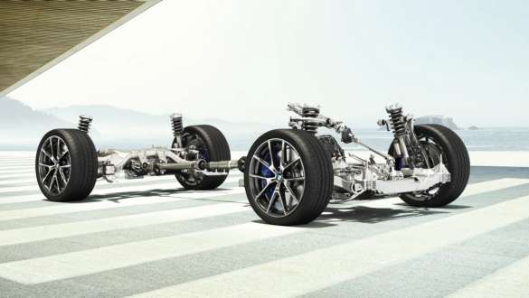 Suspension M adaptative G15. BMW M850i xDrive Cabrio avec suspension M adaptative G15.