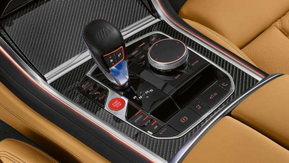 Sélecteur de vitesses M F91. Sélecteur de vitesse M de la BMW M8 Competition Cabrio F91.
