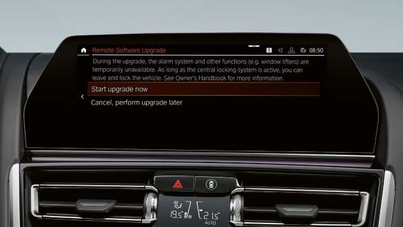 Remote Software Upgrade F92. Voitures BMW Série 8 Coupé M avec Remote Software Upgrade F92.