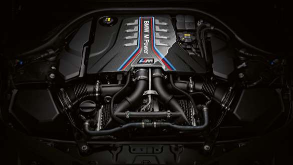 Moteur essence 8 cylindres M TwinPower Turbo hautes performances F92. BMW M8 Competition Coupé, moteur essence V8 M TwinPower Turbo hautes performances F92.
