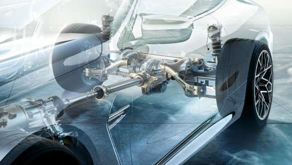 Suspension M adaptative F92. BMW M8 Competition Coupé avec suspension M adaptative F92.