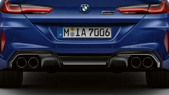 Système d’échappement M sport F92. BMW M8 Competition Coupé avec système d’échappement M sport F92.