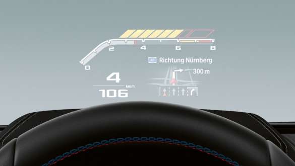 BMW Head-Up Display M spécifique BMW Série 8 Coupé M F92 LCI restylage 2022 BMW Série 8 Coupé M F92 LCI restylage 2022 BMW Head-Up Display M spécifique