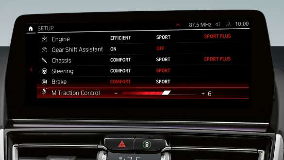 M Setup BMW Série 8 Coupé M F92 LCI restylage 2022 BMW Série 8 Coupé M F92 LCI restylage 2022 M Setup Control Display