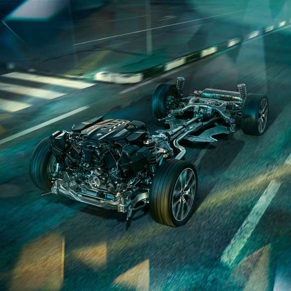 Suspension adaptative M Professional de la BMW M850i xDrive Gran Coupé G16 Suspension adaptative M Professional de la BMW M850i xDrive Gran Coupé G16 2019