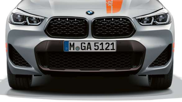 Prises d'air de la BMW X2 F39 Prises d'air de la BMW X2 2020 F39 Brooklyn Grau, vue avant