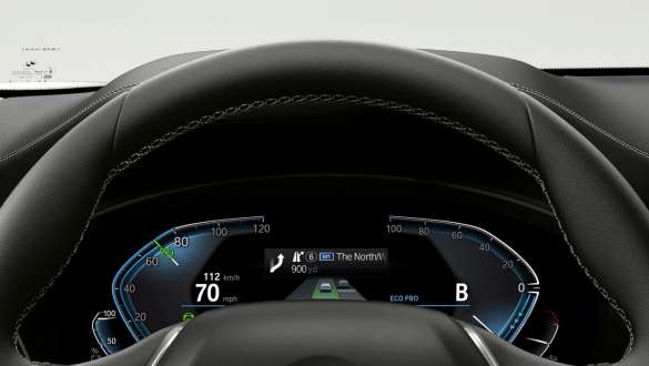 Assistant de direction et de trajectoire BMW iX3 SUV G08 Assistant de direction et de trajectoire avec fonctions étendues BMW iX3 SUV G08 2020, combiné des instruments et habitacle