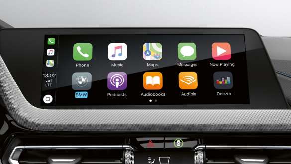 BMW 1 Reeks F40, smartphone-integratie De BMW 1 Reeks met smartphone-integratie