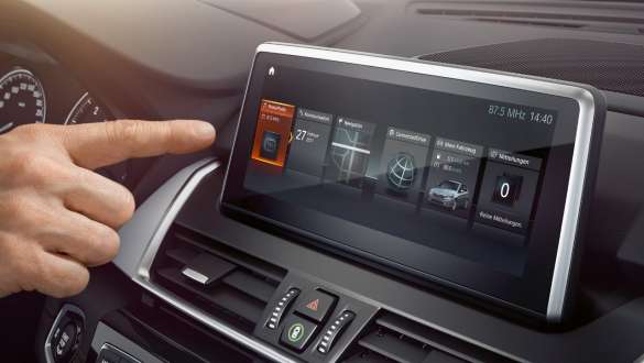 Touch Interface BMW 2 Reeks Active Tourer Touch Interface Control Display BMW 2 Reeks Active Tourer F45 2018 interieur