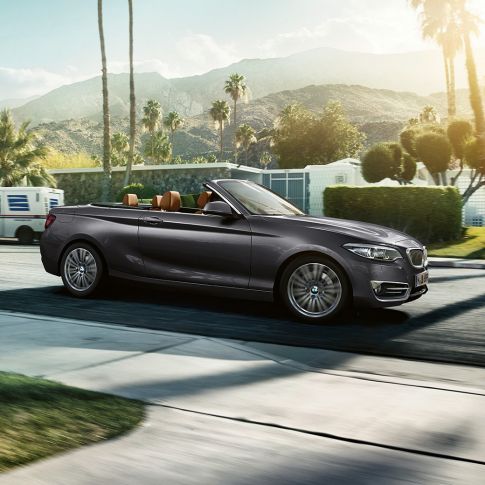 BMW 2 Reeks Cabrio zijaanzicht in beweging F23 BMW 2 Reeks Cabrio zijaanzicht in beweging F23