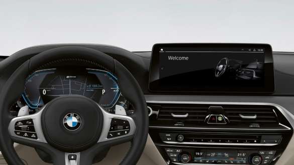 BMW Live Cockpit Navigation Professional BMW 5 Reeks Berline G30 interieur BMW Live Cockpit Navigation Professional BMW 5 Reeks Berline G30 facelift 2020 interieur cockpit