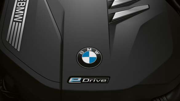 BMW 7 Reeks elektromotor BMW 7 Reeks: close-up van de elektromotor