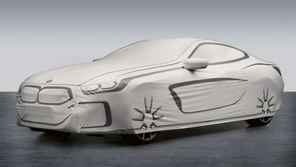 BMW Car Cover accessoires BMW 8 Reeks Coupé G15 LCI facelift 2022 BMW Car Cover accessoires BMW 8 Reeks Coupé G15 LCI facelift 2022