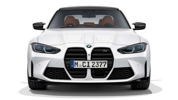 Frontdesign BMW M3 Competition Berline Frozen Brilliant White metallic G80 2020 BMW M3 Competition Berline G80 2020 Frozen Brilliant White metallic frontdesign vooraanzicht
