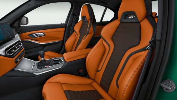 M sportzetels BMW M3 Berline G80 2020 BMW M3 Berline G80 2020 M sportzetels interieur