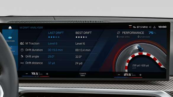 M Drive Professional BMW M3 Berline G80 2020 BMW M3 Berline G80 2020 M Drive Professional Control Display interieur