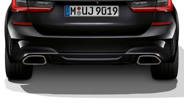 BMW M340i xDrive Touring (G21), exclusieve uitlaatpijpen BMW M340i xDrive Touring (G21), exclusieve uitlaatpijpen