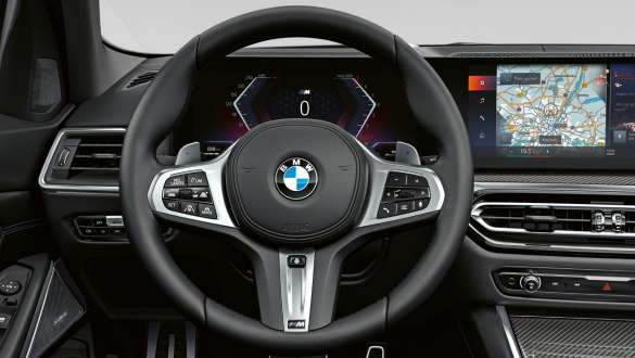 Lederen M stuur BMW M340i xDrive en M340d xDrive Touring G21 lederen M stuur