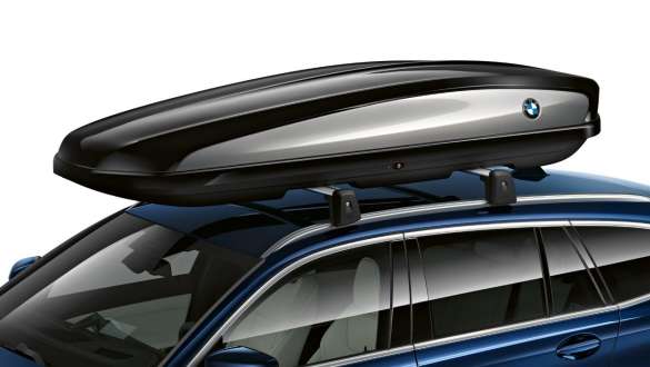 BMW dakbox 520 Schwarz/Titansilber BMW M340i xDrive en M340d xDrive Touring G21 BMW dakbox 520 Schwarz/Titansilber