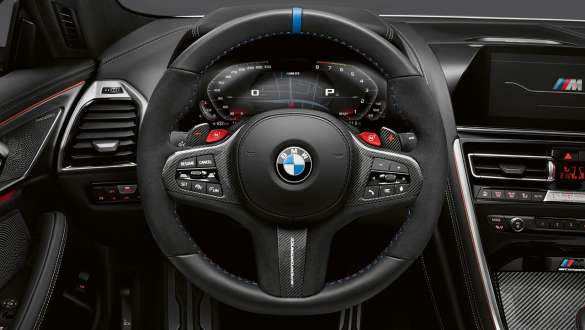 M Performance stuur Pro M Performance Parts BMW M8 Gran Coupé F93 LCI facelift 2022 BMW M8 Gran Coupé F93 LCI facelift 2022 M Performance stuur Pro M Performance Parts