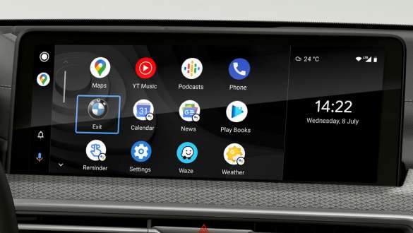 Smartphone-integratie BMW X4 M wagens F98 G02 LCI facelift 2021 BMW X4 M wagens F98 G02 LCI 2021 facelift smartphone-integratie Control Display