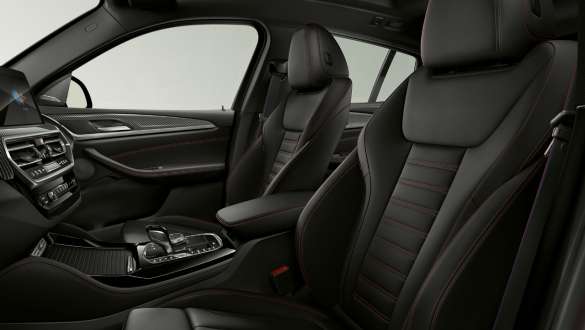 Sportzetels voor bestuurder en voorpassagier BMW X4 M40i M40d G02 LCI 2021 BMW X4 M40i M40d G02 LCI 2021 facelift sportzetels voor bestuurder en voorpassagier