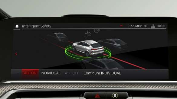BMW X6 M wagens met Driving Assistant Pack Professional F96 Driving Assistant Pack Professional BMW X6 M wagens F96 2020 SUV interieur