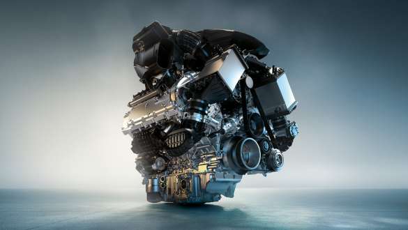 High-performance BMW M TwinPower Turbo V8-benzinemotor van de BMW X6 M Competition F96 High-performance BMW M TwinPower Turbo V8-benzinemotor BMW X6 M Competition F96 2020 SUV