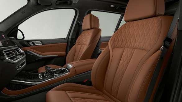 BMW X7 M SUV wagen met BMW Individual uitgebreide lederuitrusting Merino BMW X7 M SUV wagen, interieur met BMW Individual uitgebreide lederuitrusting Merino, G07