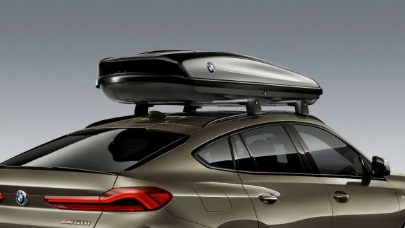 BMW dakbox 520 Schwarz/Titansilber BMW X6 G06 2019 BMW dakbox 520 Schwarz/Titansilber BMW X6 G06 2019 exterieur