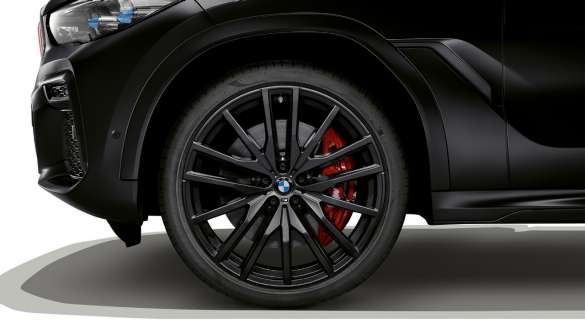 BMW M 22" lichtmetalen velg, dubbelspaak 742 M in Orbitgrau matt BMW X6 Edition Black Vermilion G06 2021 BMW M 22" lichtmetalen velg, dubbelspaak 742 M in Orbitgrau matt BMW X6 Edition Black Vermilion G06 2021
