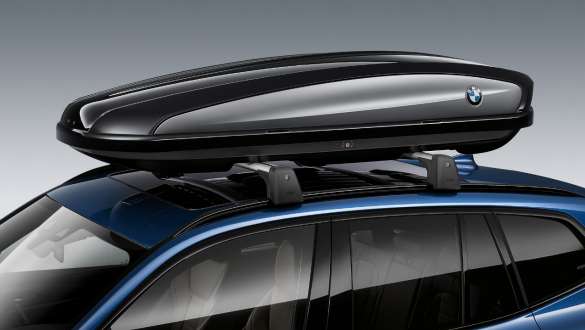 BMW roof box 420 black/titanium silver BMW iX3 G08 BMW dakbox 420 Schwarz/Titansilber BMW iX3 G08 2020