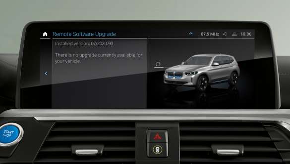 Remote Software Upgrade BMW iX3 G08 Remote Software Upgrade BMW iX3 G08 2020 Control Display interieur