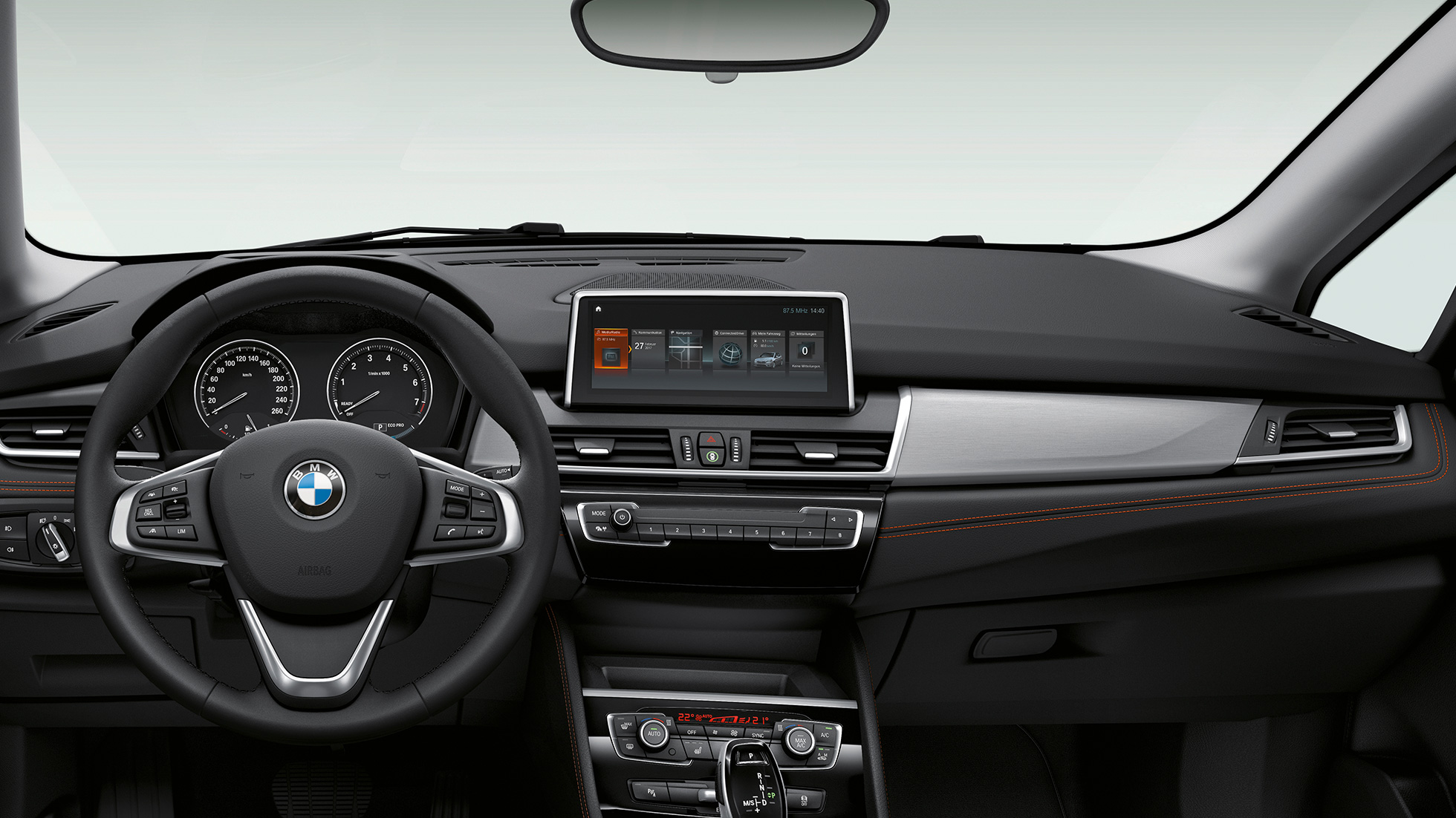 Cockpit BMW 2 Reeks Active Tourer Model Sport Cockpit BMW 2 Reeks Active Tourer Model Sport 220i F45 2018