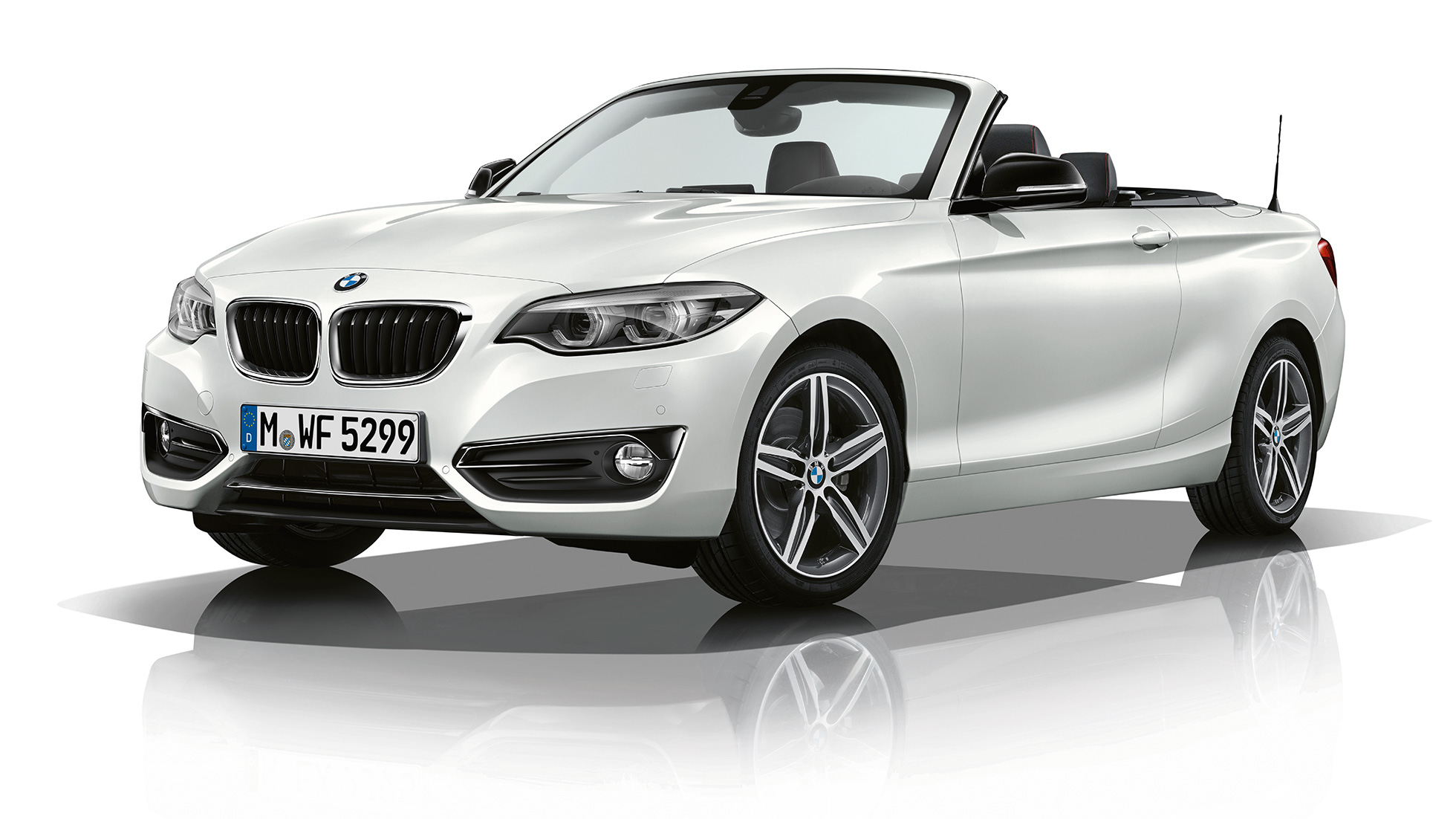 BMW Série 2 Cabrio, Modèle Sport, vue de trois quarts face F23 BMW Série 2 Cabrio, Modèle Sport, vue de trois quarts face F23