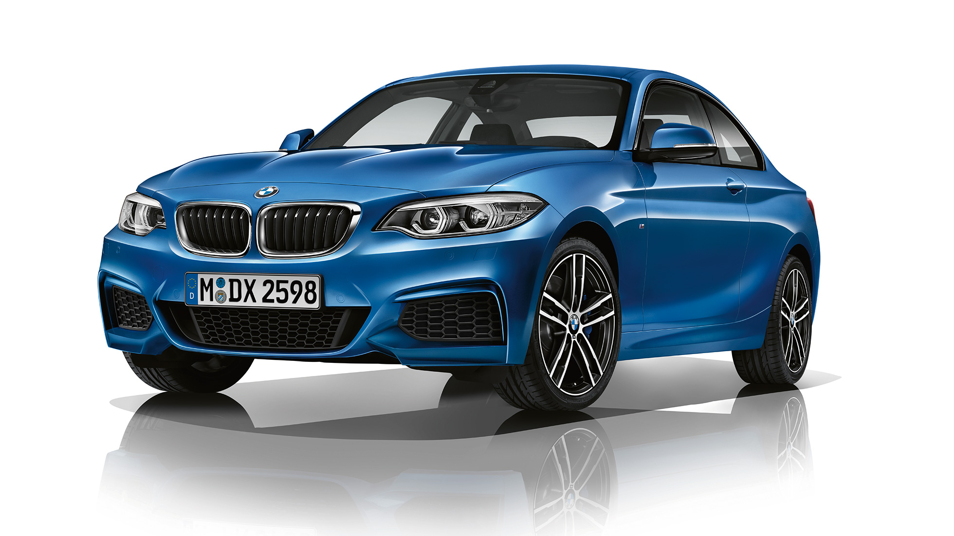 BMW Série 2 Coupé, Modèle M Sport, vue de trois quarts face F22 BMW Série 2 Coupé, Modèle M Sport, vue de trois quarts face F22