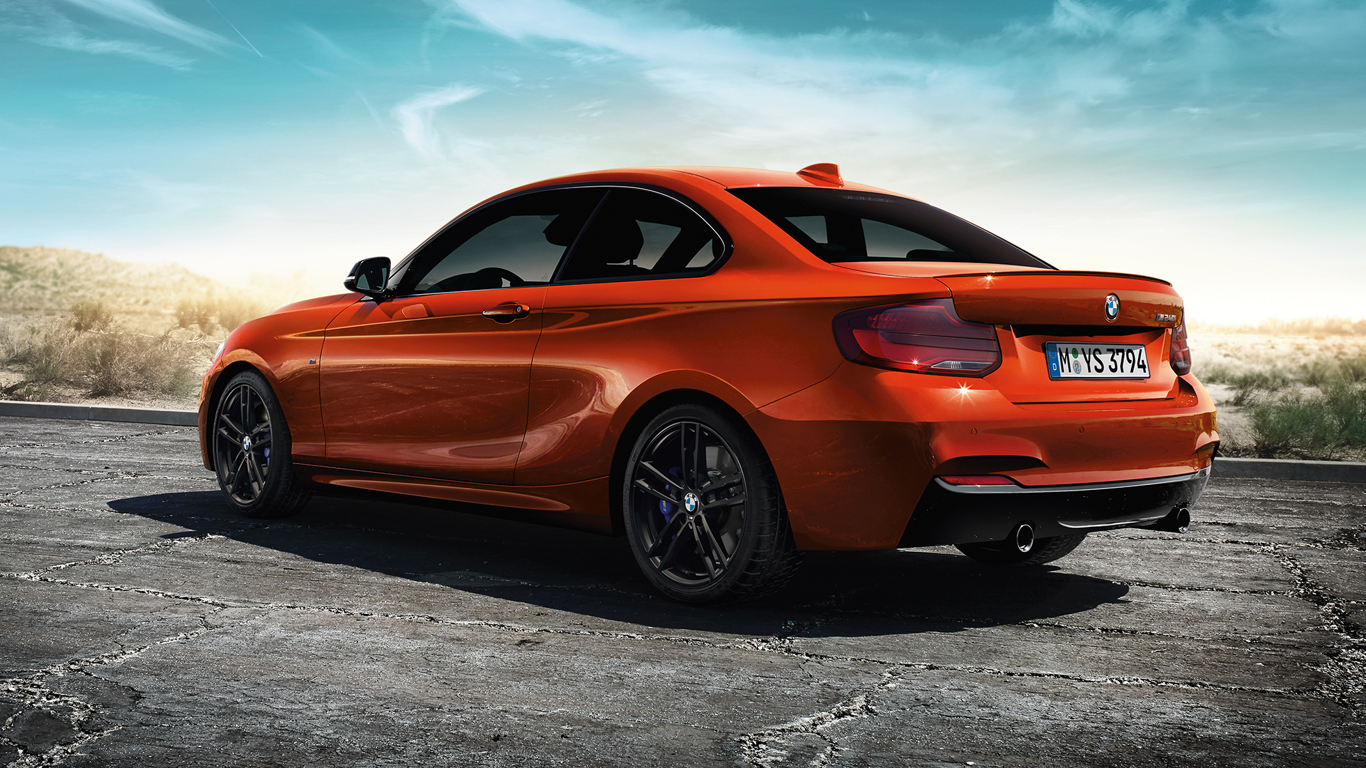 BMW 2 Reeks Coupé, driekwart achteraanzicht F22 BMW 2 Reeks Coupé, driekwart achteraanzicht F22