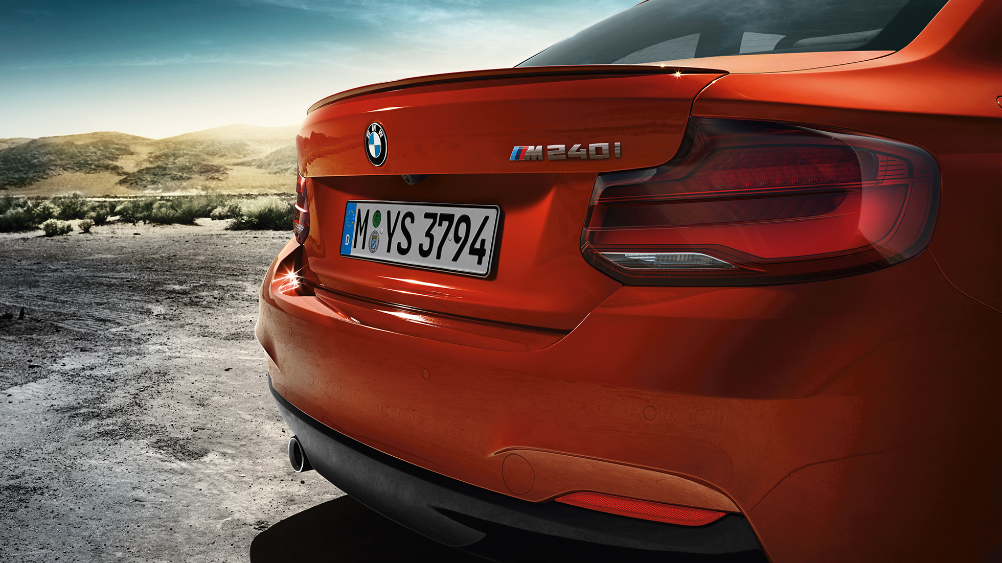 BMW 2 Reeks Coupé, modelnaam aan de achterkant F22 BMW 2 Reeks Coupé, modelnaam aan de achterkant F22