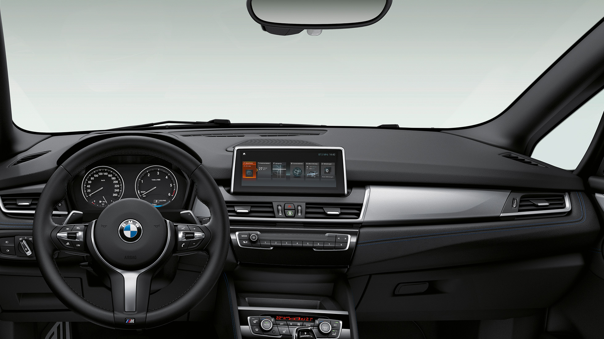 Cockpit BMW 2 Reeks Gran Tourer Model M Sport Cockpit BMW 2 Reeks Gran Tourer 220d xDrive Model M Sport F46 2018 interieur