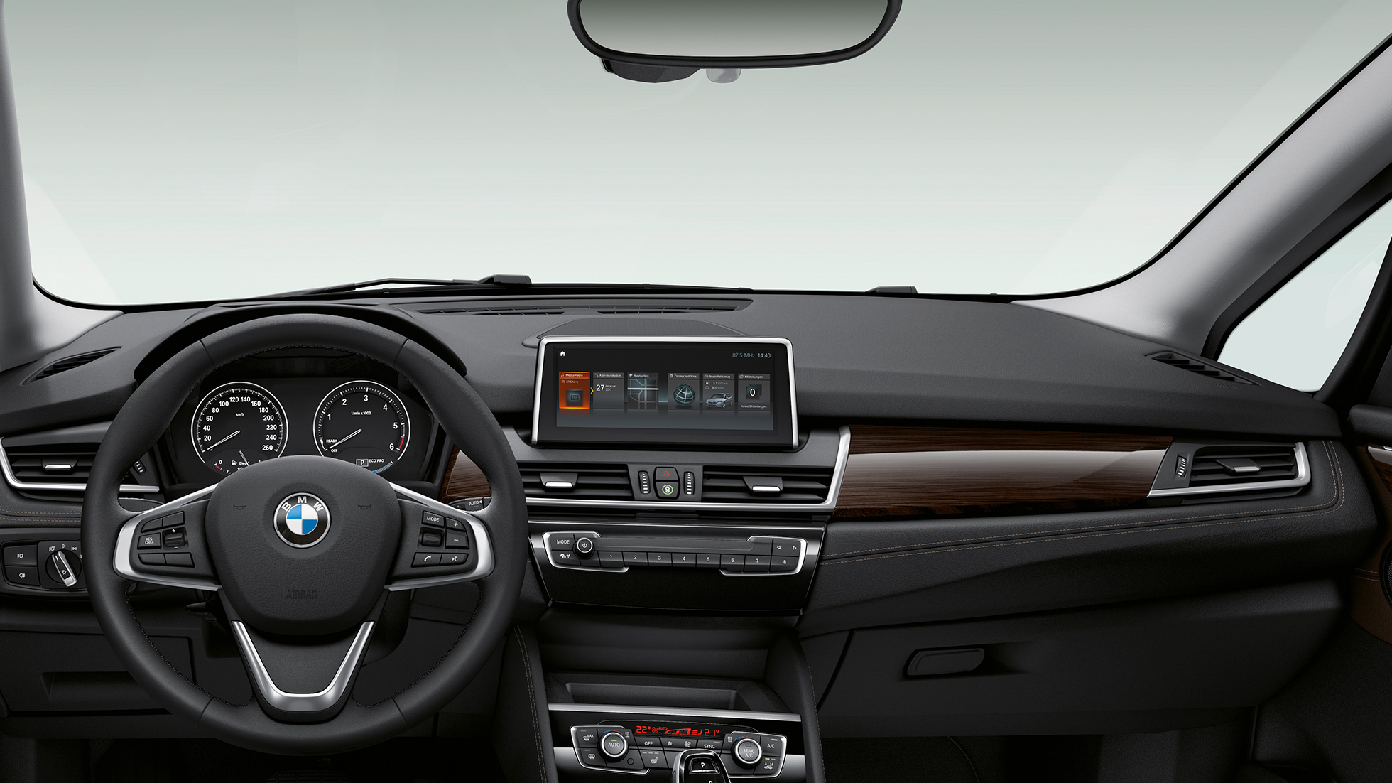 Cockpit BMW 2 Reeks Gran Tourer Model Luxury Cockpit BMW 2 Reeks Gran Tourer 218d xDrive Model Luxury F46 2018 interieur