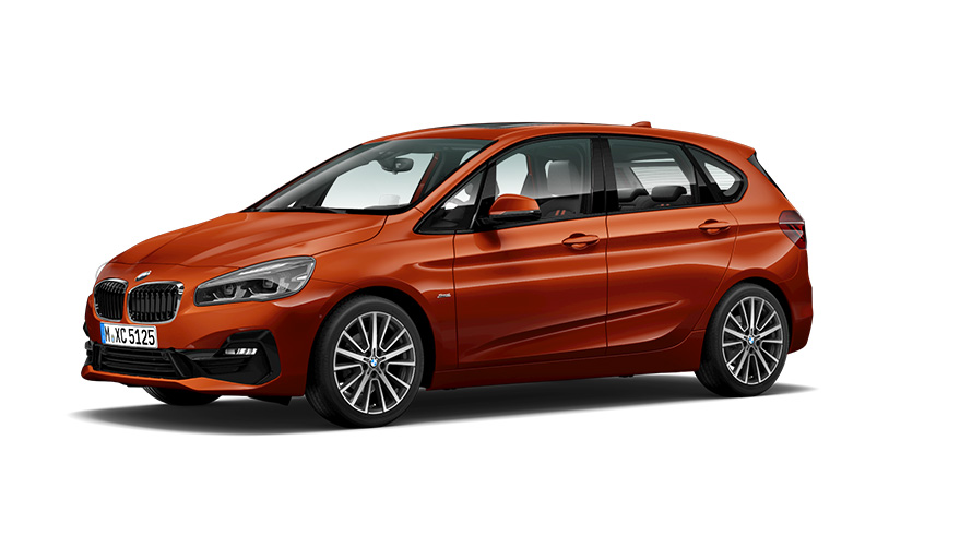 BMW Série 2 BMW Série 2 Active Tourer F45 Vue de trois quarts de profil