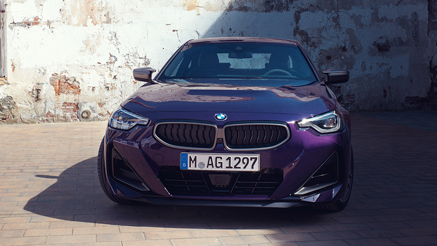 BMW 2 Reeks Coupé G42 vooraanzicht stilstaand BMW 2 Reeks modellen BMW 2 Reeks Coupé G42 vooraanzicht stilstaand